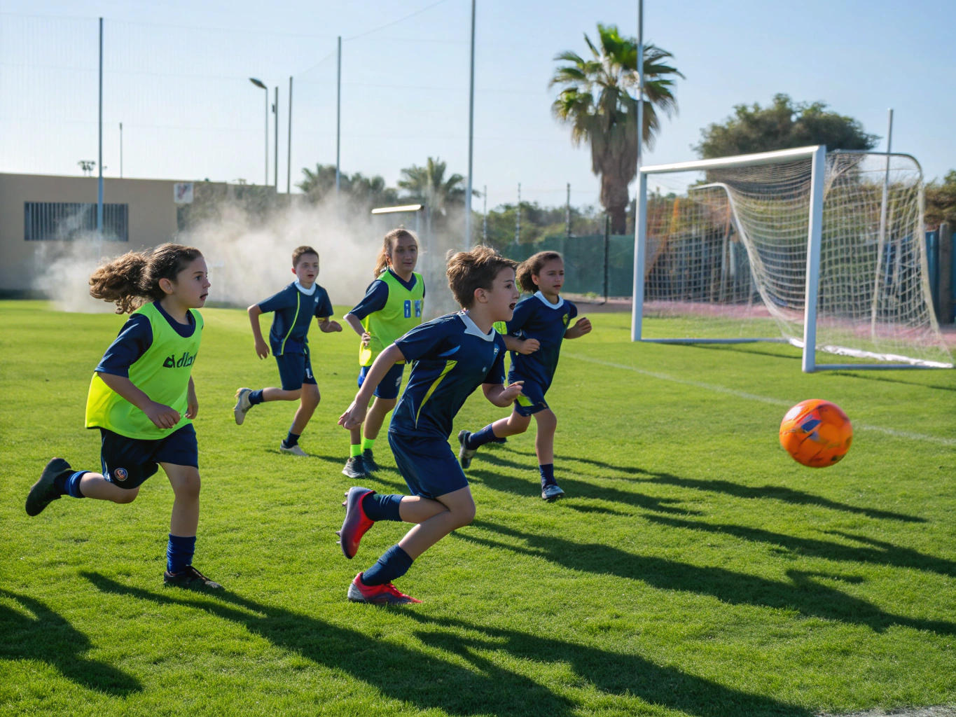 Youth sports training session